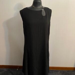 Compliment Black sleeveless fully lined flare dress, size 2X